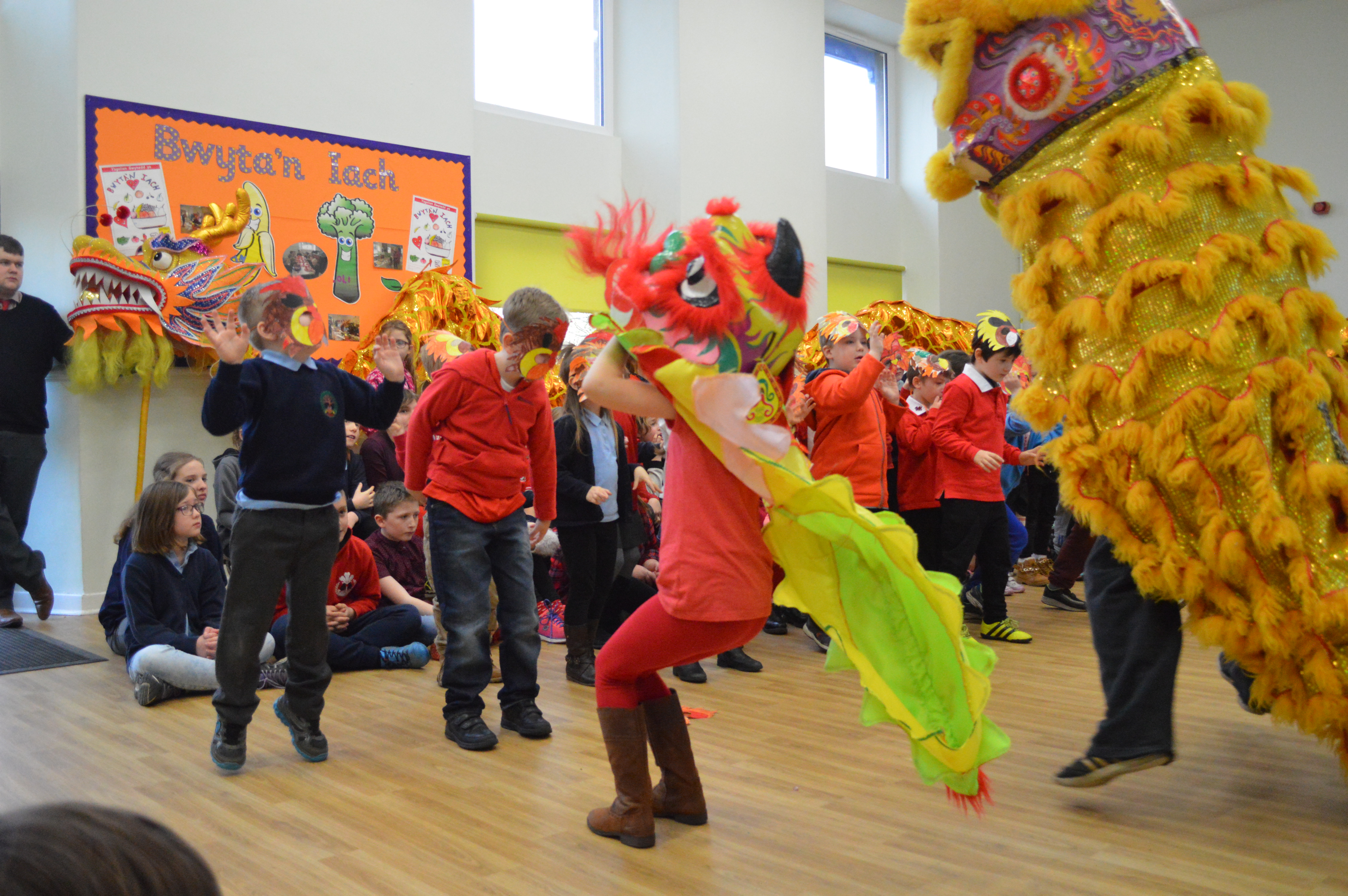 Chinese lions / Llewod Tseiniaidd