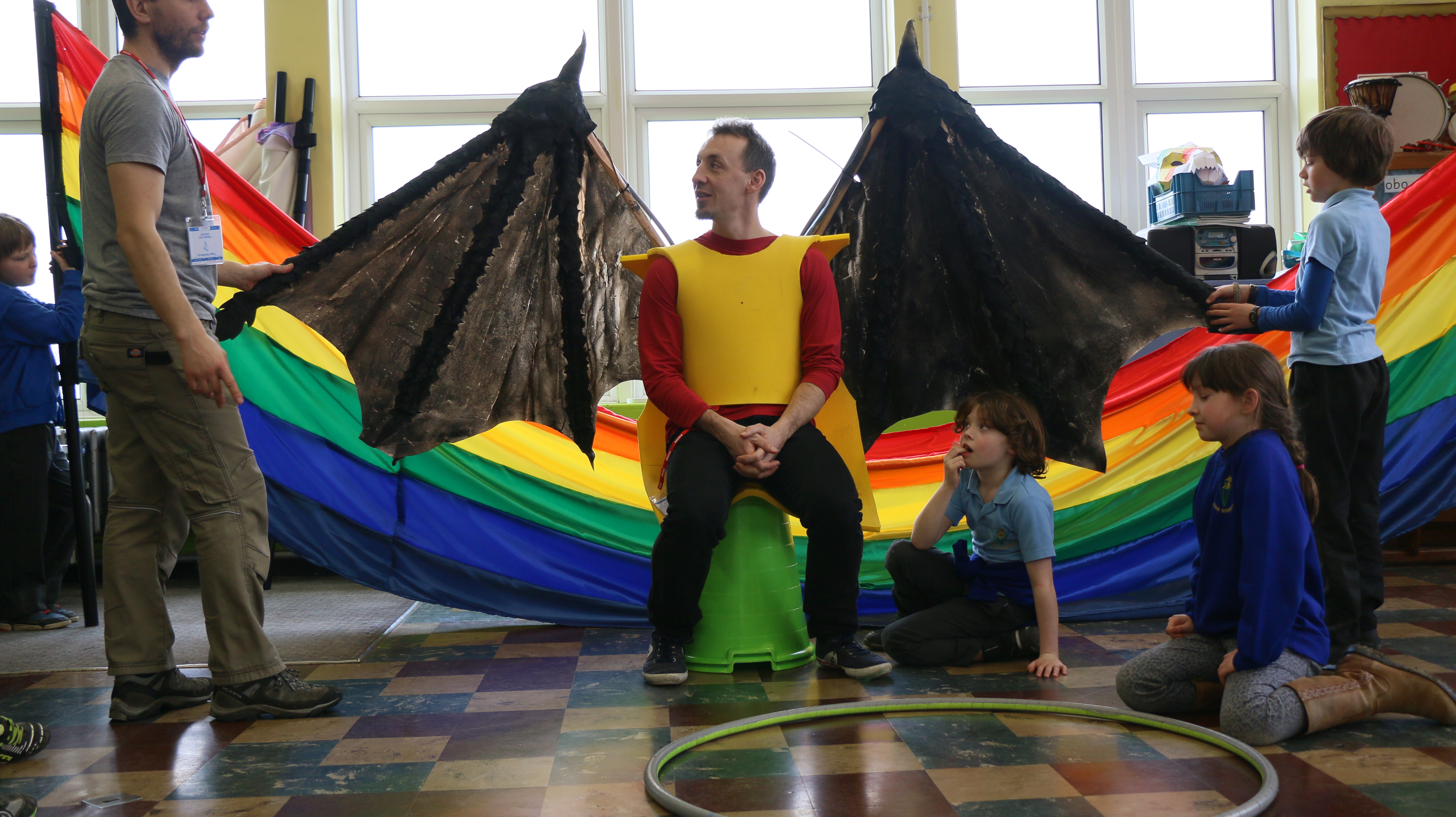 Hadenydd Cwtch / wings in Ysgol Bodfeurig 